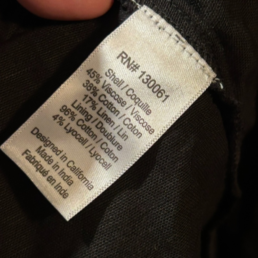 L*Space Playa Vista Open Crossback Linen Blend Midi Dress Black Size M - NWT - Picture 7 of 8